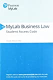 2019 Mylab Business Law with Pearson EText -- Access Card -- for Business Law 10th 9780135839041 Front Cover