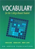 Vocabulary for the College-Bound Student cover art