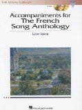 French Song Anthology - Accompaniment CDs The Vocal Library Low Voice cover art