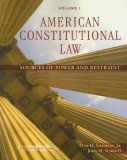 American Constitutional Law, Volume I Sources of Power and Restraint 4th 2007 Revised  9780495097044 Front Cover