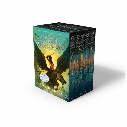 Percy Jackson and the Olympians 5 Book Paperback Boxed Set (w/poster)  9781368098045 Front Cover