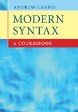 Modern Syntax A Coursebook cover art
