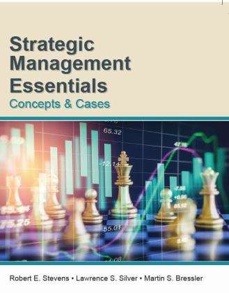 Strategic Management Essentials Concepts and Cases (Paperback-B/W)  9781950377046 Front Cover