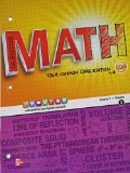 Math Course 3: Your Common Core Edition 1st 2012 9780076619047 Front Cover