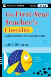 First-Year Teacher's Checklist A Quick Reference for Classroom Success cover art