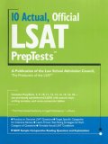 10 Actual, Official LSAT Preptests 2007 9780979305047 Front Cover