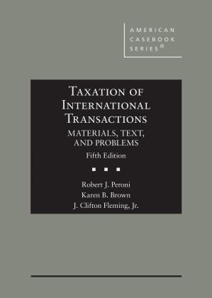 TAXATION OF INTERNATL.TRANSACTIONS  9781683281047 Front Cover