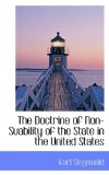 Doctrine of Non-Suability of the State in the United States 2008 9780559861048 Front Cover