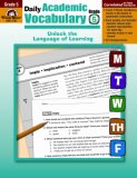 Daily Academic Vocabulary Grade 5  9781596732049 Front Cover