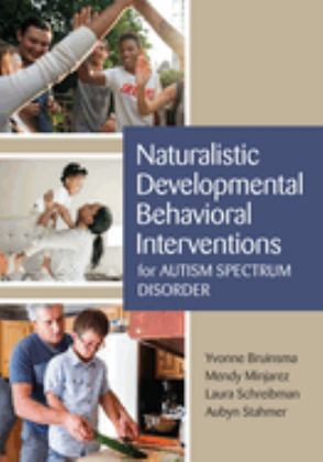 Naturalistic Developmental Behavioral Interventions for Autism Spectrum Disorder  9781681252049 Front Cover