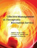 Effective Management in Therapeutic Recreation Service, Third Edition  cover art
