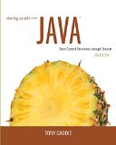 Starting Out With Java: From Control Structures Through Objects cover art