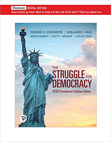 Struggle for Democracy 13th 9780136901051 Front Cover