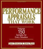 Performance Appraisals That Work Features 150 Samples for Every Situation 2005 9781593374051 Front Cover