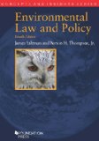 Environmental Law and Policy:  cover art