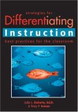 Strategies for Differentiating Instruction Best Practices for the Classroom  9781593632052 Front Cover