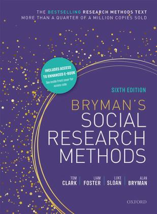 Social Research Methods 6E 6th 9780198796053 Front Cover
