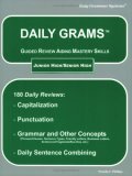 Daily Grams Guided Review Aiding Mastery Skills: Jr. /Sr. High cover art