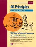 40 Principles Extended Edition TRIZ Keys to Technical Innovation and Problem Solving