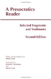 Presocratics Reader Selected Fragments and Testimonia