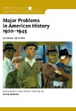 Major Problems in American History, 1920-1945 Documents and Essays cover art