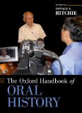 Oxford Handbook of Oral History  9780199945061 Front Cover