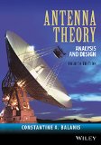 Antenna Theory: Analysis and Design  9781118642061 Front Cover