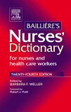 Bailliere's Nurses' Dictionary For Nurses and Health Care Workers 24th 2005 Revised  9780702027062 Front Cover