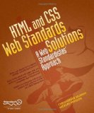 HTML and CSS Web Standards Solutions A Web Standardistas' Approach cover art