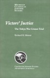 Victors' Justice The Tokyo War Crimes Trial  9781929280063 Front Cover