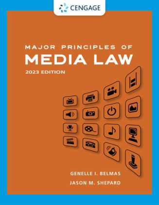 Major Principles of Media Law 2023  9780357657065 Front Cover