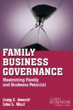 Family Business Governance Maximizing Family and Business Potential 2010 9780230111066 Front Cover