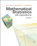 Student Solutions Manual for Wackerly/Mendenhall/Scheaffer's Mathematical Statistics with Applications, 7th 7th 2007 Revised  9780495385066 Front Cover