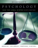 Psychology and the Legal System 6th 9780534521066 Front Cover