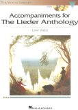 Lieder Anthology - Accompaniment CDs The Vocal Library Low Voice  9781423413066 Front Cover