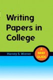 Writing Papers in College A Brief Guide cover art