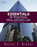 Essentials of Practical Real Estate Law 4th 2007 9781418048068 Front Cover