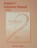 Student Solutions Manual for Precalculus Concepts Through Functions, a Right Triangle Approach to Trigonometry cover art