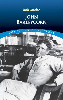 John Barleycorn  9780486817071 Front Cover