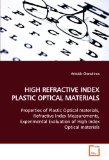 High Refractive Index Plastic Optical Materials: 2009 9783639123074 Front Cover