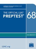 Official LSAT PrepTest 68 (Dec. 2012 LSAT) 2013 9780984636075 Front Cover