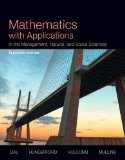 Mathematics With Applications in the Management, Natural and Social Sciences:  cover art