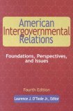 American Intergovernmental Relations 4th 9780872893078 Front Cover