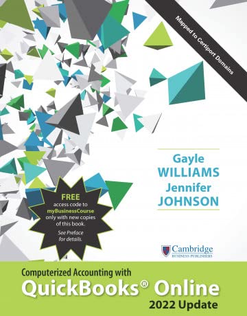 Computerized Accounting Using QuickBooks Online 2022 Update 6th 9781618535078 Front Cover