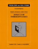 Problems and Solutions to Accompany Molecular Thermodynamics  cover art