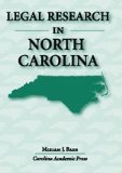 Legal Research in North Carolina  cover art