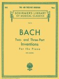 30 Two- and Three-Part Inventions Schirmer Library of Classics Volume 16 Piano Solo  9780793553082 Front Cover
