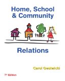 Home, School, and Community Relations 7th 2009 9781435401082 Front Cover