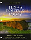 Bundle: Texas Politics Today 2015-2016 Edition, Loose-Leaf Version, 17th + MindTap Political Science, 1 Term (6 Months) Printed Access Card 17th 9781305701083 Front Cover