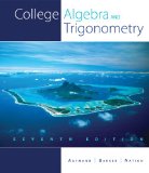Study Guide with Student Solution Manual - College Algebra and Trigonometry 7th 2010 9780538739085 Front Cover